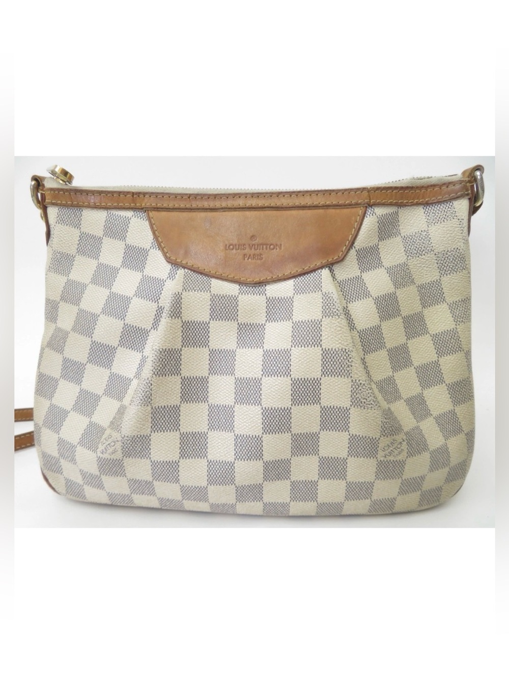 ✅AUTH✅LOUIS VUITTON SIRACUSA DAMIER PM CROSSBODY BAG
